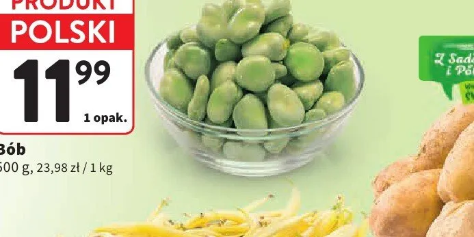 Bób Z Sadów i Pól promocja w Intermarche