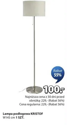 Lampa podłogowa promocja w Jysk