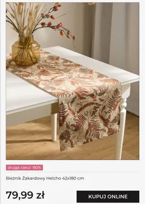 Bieżnik żakardowy home & you Helcho 42x180 cm promocja w home&you