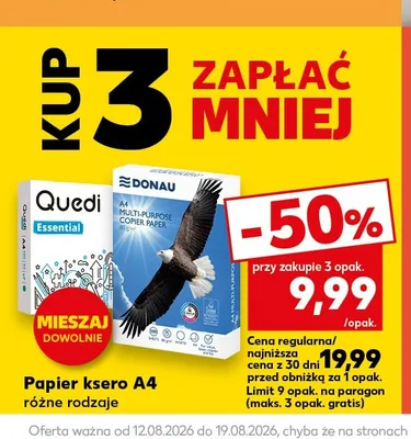 Papier ksero A4 Donau Multi-Purpose promocja w Kaufland