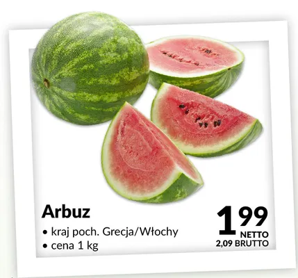 Arbuz promocja w Makro