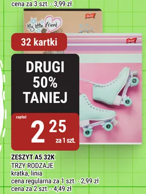 Zeszyt A5 32 kartek My Little Friend promocja w bi1
