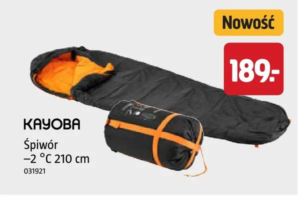 Śpiwór Kayoba -2 °C 210 cm promocja w Jula