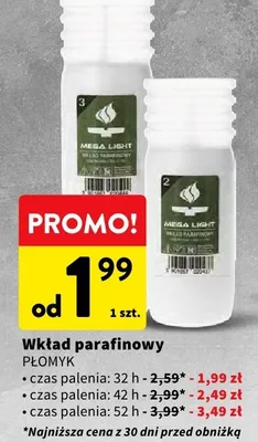Wkład parafinowy promocja w Intermarche