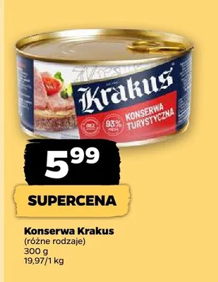 Konserwa turystyczna Krakus animex promocja w Netto