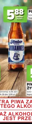 Piwo Johannes Amber promocja w Stokrotka