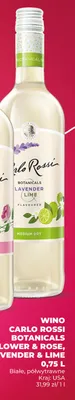 Wino białe Carlo Rossi Botanicals Lavender & Lime promocja w Duży Ben