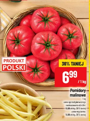 Pomidory malinowe polskie promocja w POLOmarket