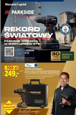 Wiertarkowkrętarka akumulatorowa w walizce Parkside Performance edycja limitowana promocja w Lidl