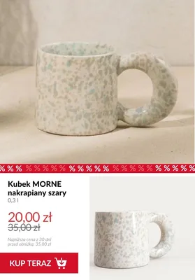 Kubek MORNE nakrapiany szary 0,3 l promocja w Homla