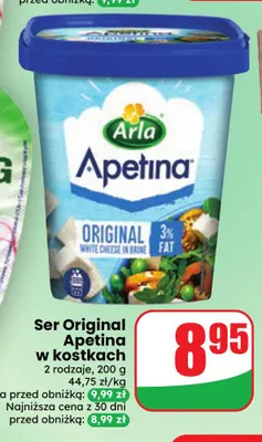 Ser Original Apetina w kostkach promocja w Dino