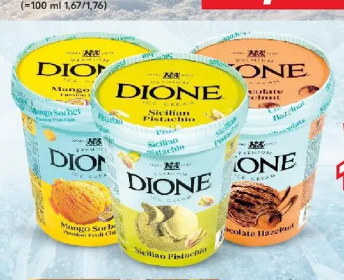 Lody Dione Mango Sorbet Passion Fruit promocja w Kaufland