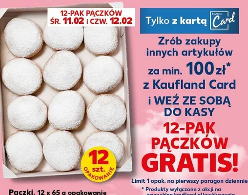 Pączki gratis promocja w Kaufland