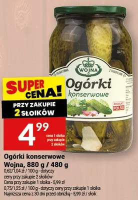 Ogórki konserwowe promocja w Twój Market