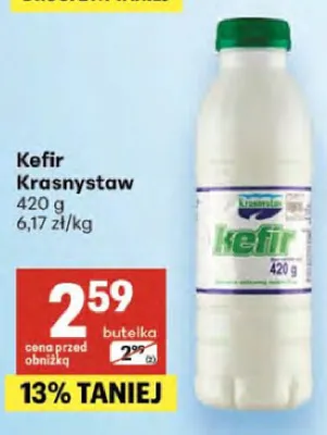 Kefir Krasnystaw promocja w Delikatesy Centrum