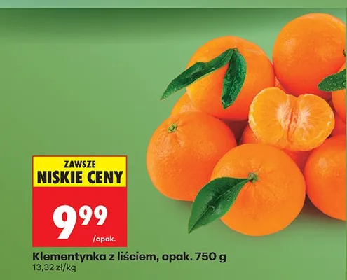 Klementynka z liściem promocja w Biedronka