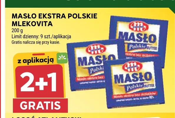 Masło ekstra polskie Mlekovita promocja w Stokrotka