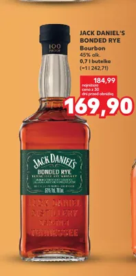 Bourbon Jack Daniel's Bonded Rye promocja w Kaufland