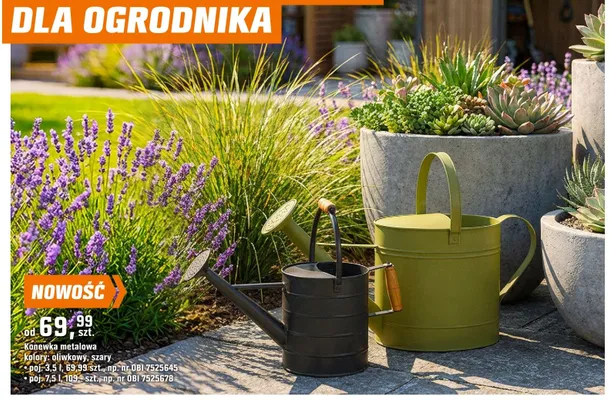 Konewka metalowa promocja w OBI