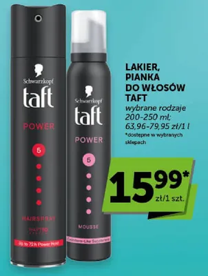 Pianka do włosów Taft Power promocja w Groszek