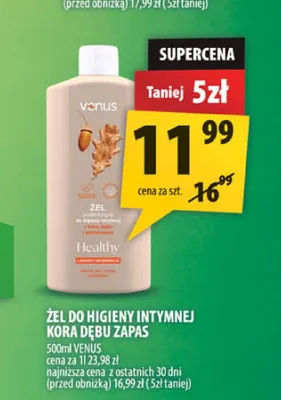 Żel do higieny intymnej Kora Dębu zapas Venus promocja w Arhelan