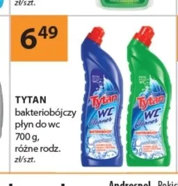 Płyn do WC bakteriobójczy Tytan promocja w Drogerie Laboo