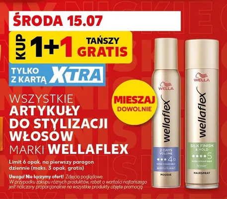 Pianka do włosów Wellaflex promocja w Kaufland