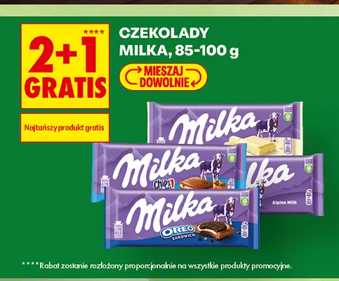 Czekolada Milka promocja w Biedronka