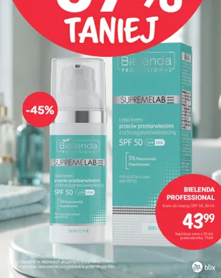Krem do twarzy, SPF 50 promocja w Rossmann