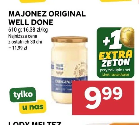 Majonez Original Well Done promocja w Stokrotka