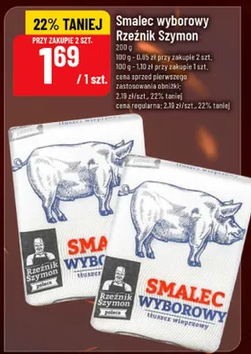 Smalec wyborowy Rzeźnik Szymon promocja w POLOmarket