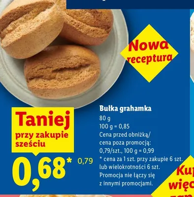 Bułka grahamka promocja w Lidl