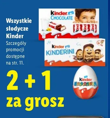 Jajko z niespodzianką Kinder Niespodzianka promocja w Lidl