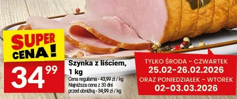 Szynka z liściem promocja w Twój Market