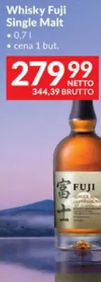 Whisky Fuji Single Malt promocja w Makro