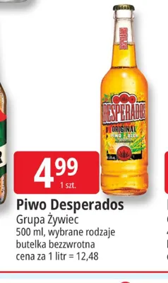 Piwo Desperados Original promocja w Leclerc