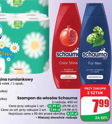 Szampon do włosów Color Shine, For Men promocja w Dino