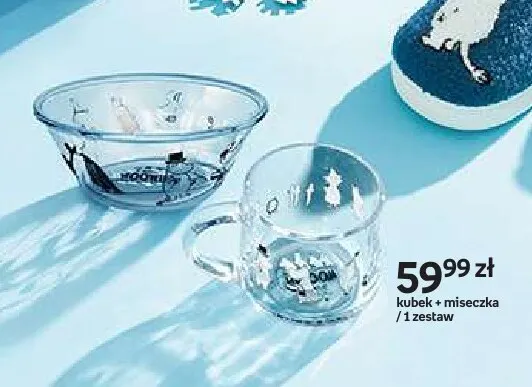 Zestaw kubek + miseczka Moomin Winter promocja w Empik