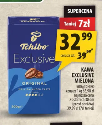 Kawa mielona Exclusive Tchibo promocja w Arhelan