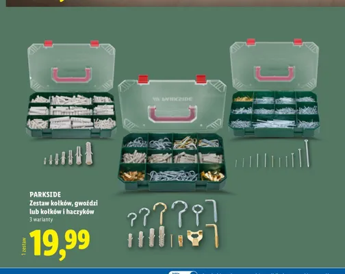 Zestaw kołków PARKSIDE promocja w Lidl