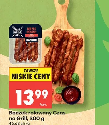 Boczek rolowany Czas na Grill promocja w Biedronka