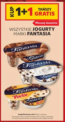 Jogurty marki Fantasia promocja w Kaufland