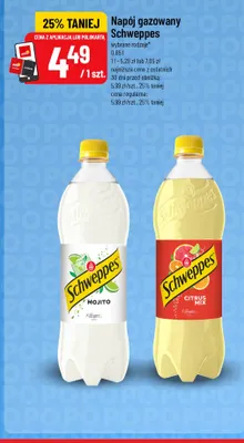 Napój gazowany Schweppes Citrus Mix promocja w POLOmarket