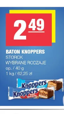 Baton Knoppers Orzechowy Storck promocja w SPAR