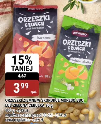 Orzeszki ziemne w skorupce Moreso zielona cebulka promocja w bi1