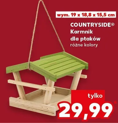 Karmnik dla ptaków promocja w Kaufland