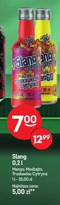 Drink Slang Truskawka-Cytryna promocja w Żabka