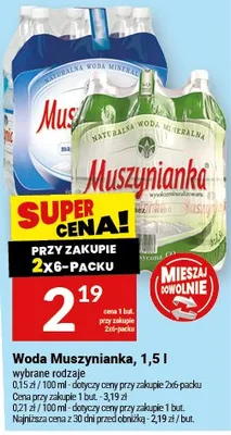 Woda muszynianka promocja w Twój Market