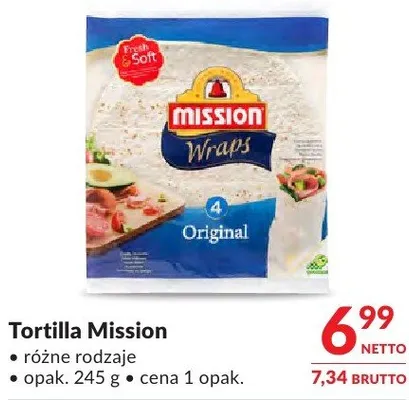 Tortilla Mission różne rodzaje promocja w Makro