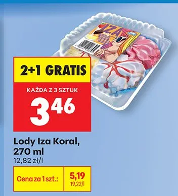 Lody Iza Koral promocja w Biedronka